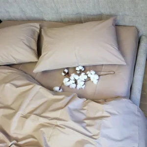 Постіль 100% бавовна Coffee Milk Solo № S122 Turkish Cotton однотонна